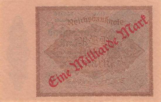 1 Milliarde Mark ro.110g E